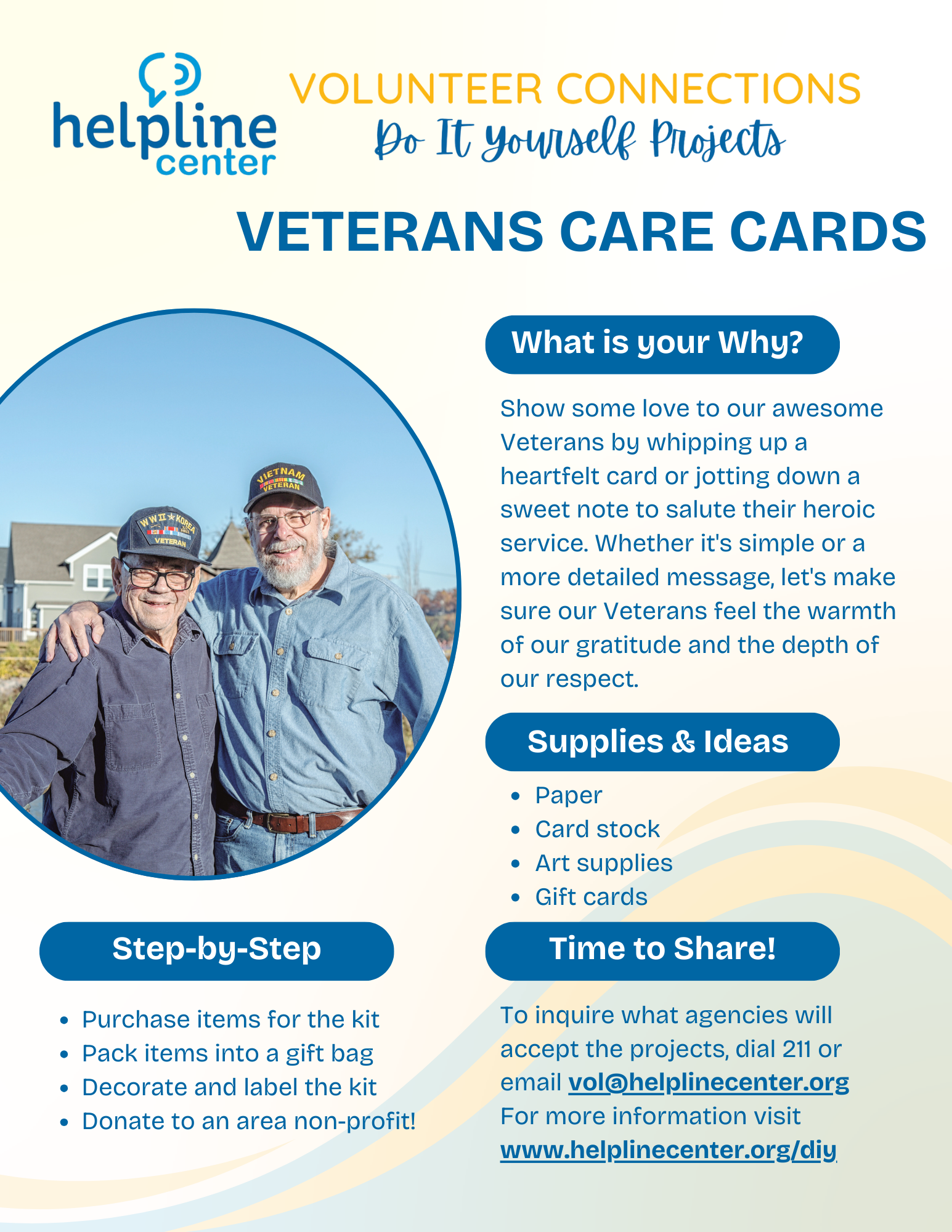 DIY Veterans Care Cards