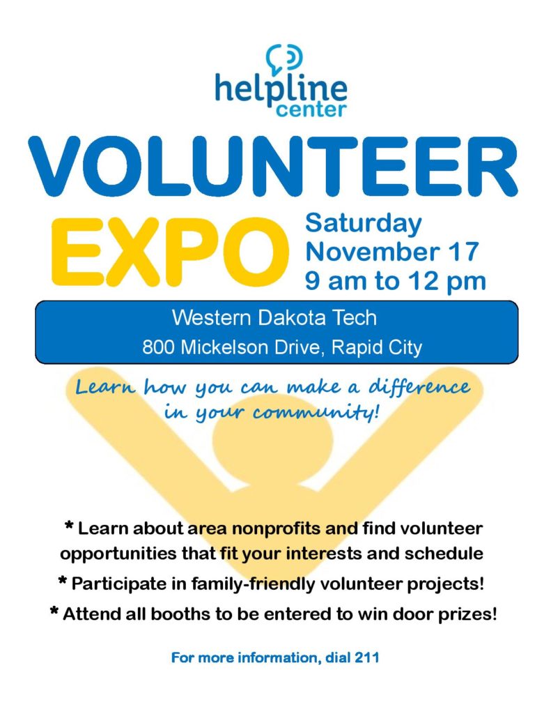 Volunteer Expo – Rapid City | Helpline Center